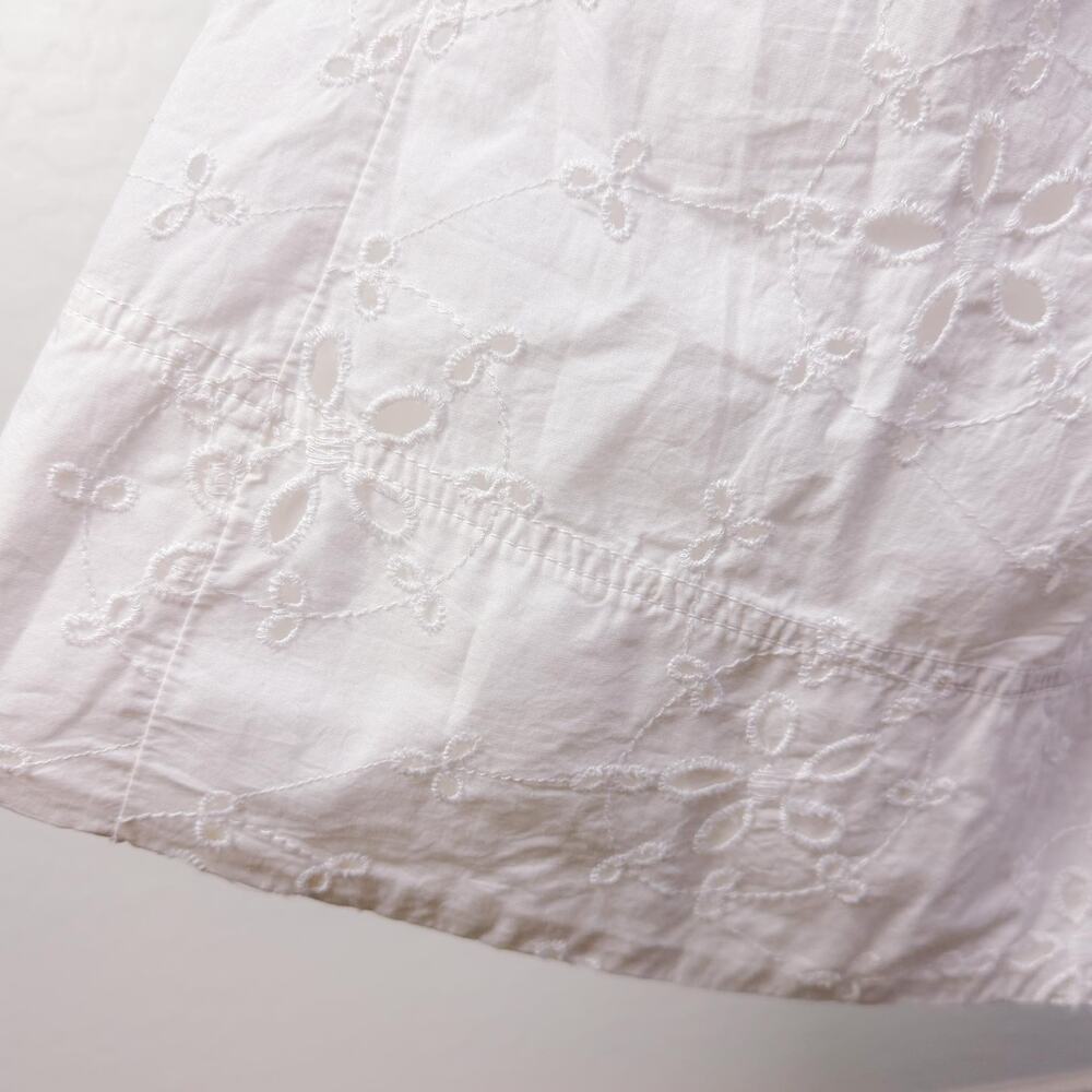 Free People Primavera Eyelet Midi Dress White Country Cottagecore Prairie L NWT - Picture 4 of 12
